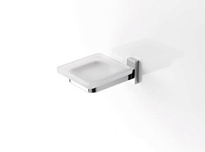 SL102 VS33 - PORTA SAPONE VETRO SATINATO